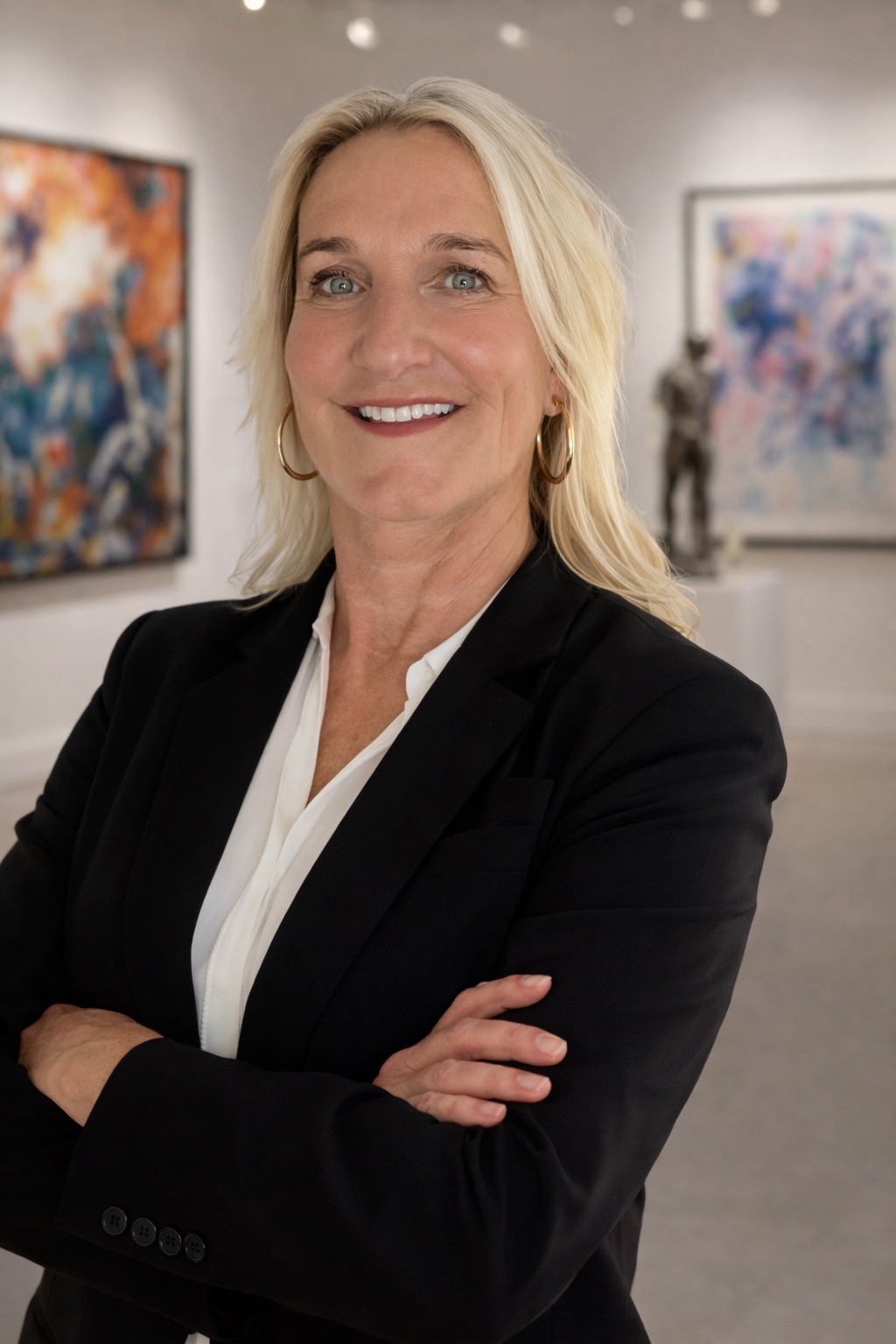 Portrait of Sonja, the gallery owner
